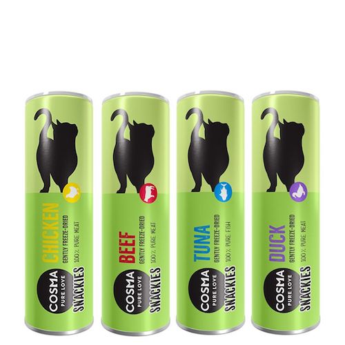 Snack Cosma pour enrichir l'environnement du chat