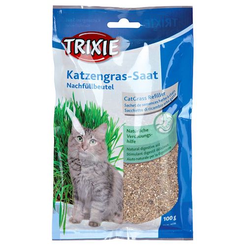 Sachet d'herbe à chat pour enrichir l'environnement du chat